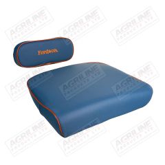 Fordson Seat Cushion Set - Blue &amp; Orange suitable for Ford &amp; Fordson -  