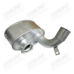 Silencer suitable for Massey Ferguson -  3814606M1  3814606M2