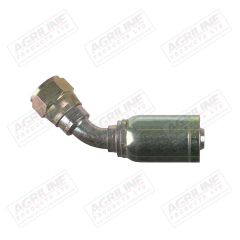 1/2" Hose Fitting- JIC 135° Swept Female, 3/4" UNF