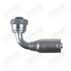 3/8" Hose Fitting- Metric 90° Swept Female, 22mm