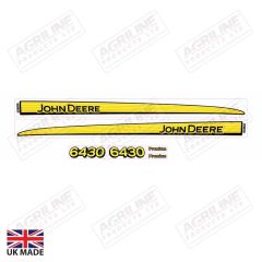 Decal Set - John Deere 6430 suitable for John Deere -  L168421  L168422