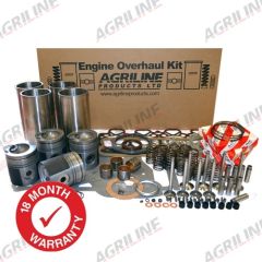 Engine Overhaul Kit- AT4.236  Finished Liner- 3 Ring suitable for Massey Ferguson -  