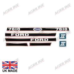 Decal Set - Ford 7610 Force II suitable for Ford &amp; Fordson -  83952743
