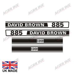 Decal Set - David Brown 885 suitable for David Brown -  K947732