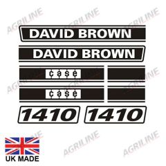 Decal Set - David Brown 1410 Black suitable for David Brown -