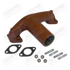 Exhaust Manifold Kit - Vertical. Dexta Super Dexta suitable for Ford & Fordson -