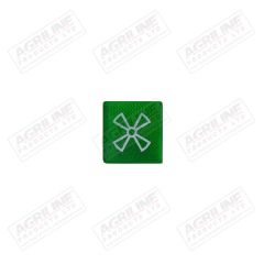 Rocker Switch Insert, Fan (Slow) suitable for Massey Ferguson - 1694372M1