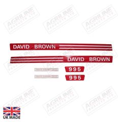 Decal Set - David Brown 995 suitable for David Brown -  