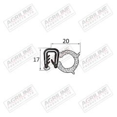 Draught Excluder (1m Roll) suitable for Case International -  