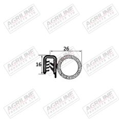 Draught Excluder (4m Roll) suitable for Zetor -  