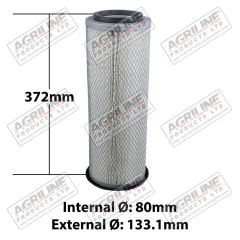 Fleetguard AF1855 Outer Air Filter suitable for Ford &amp; Fordson -  83908365  E9NN69B618AA  E9NN9B618AA