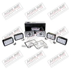 LED Headlight / Worklight Kit suitable for Massey Ferguson - 3389964M91 3713911M92 3714399M92