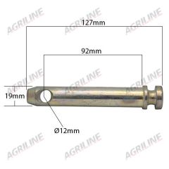 Top Link Pin (Cat. 1) - 831513M1 suitable for Massey Ferguson - 831513M1 832594M3