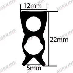 Front Window Rubber Kit suitable for John Deere -  