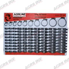 Hose Clip Assortment (92 Pcs) suitable for Case International -  