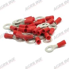 Ring Terminal Red 6mm (25 Pack)