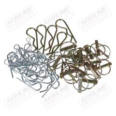 Assorted Linch Pins & Grip Clips (50 Pack)