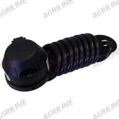 Prewired Single 7 Pin (Female) Socket &amp; Plate Assembly 12V