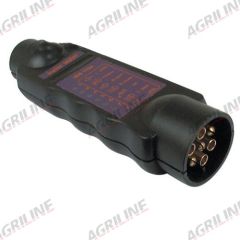Trailer Board 7 Pin Socket &amp; Plug Tester 12V