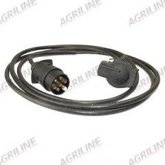 Trailer Board Extension Lead 7 Pin Male/ Female Plastic Plug