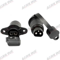Auxiliary 3 Pin (Male) Plug &amp; (Female) Socket