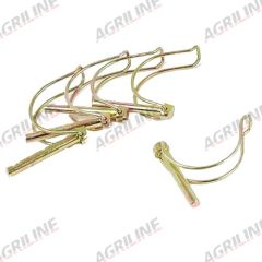 Pipe Linch Pins: 8mm Ø x 60mm (5 Pack)