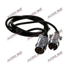 Trailer Board Extension Lead 7 Pin Male/ Male Metal Plug
