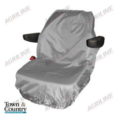 Universal Fit Large Tractor Seat Cover- Grey suitable for New Holland -  