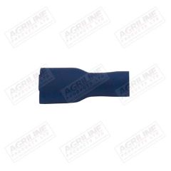 Fully Insulated Spade Terminals Blue Female 6mm (25 Pack)
