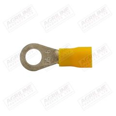 Ring Terminal Yellow 6mm (25 Pack)