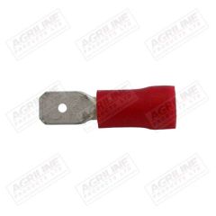Part Insulated Spade Terminals Red Male 6mm (25 Pack)