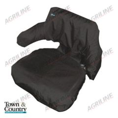Wrap-Around Tractor Seat Cover- Black suitable for Massey Ferguson -  