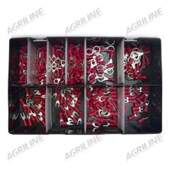 Red Ring &amp; Fork Terminal Assortment Box (240 Pcs)