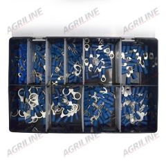 Blue Ring &amp; Fork Terminal Assortment Box (240 Pcs)