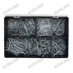 Split Pin Assortment Box- Small Sizes (950 Pcs)