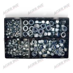 Assorted Metric Coarse Nyloc Nuts (300 Pcs)
