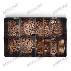 Imperial Copper Washer Assortment Box (800 Pcs)