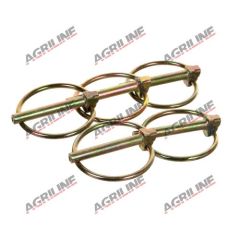 Round Linch Pin: 6mm Ø x 44.5mm (5 Pack)