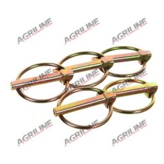 Round Linch Pin: 8mm Ø x 44.5mm (5 Pack)