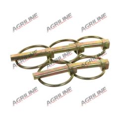 Round Linch Pin: 9mm Ø x 44.5mm (5 Pack)