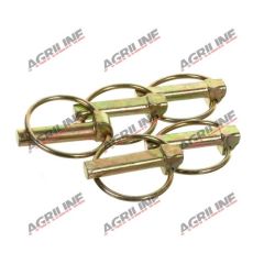 Round Linch Pin: 9.5mm Ø x 44.5mm (5 Pack)