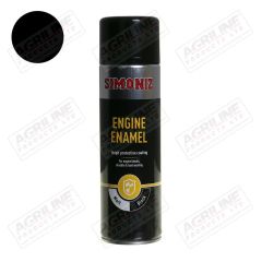 Simoniz Matt Black Engine Enamel, 500ml Paint Aerosol
