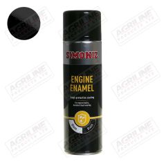 Simoniz Black Gloss Engine Enamel, 500ml Paint Aerosol