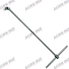 1/4" Sq. Drive Swivel Socket Driver T-Handle