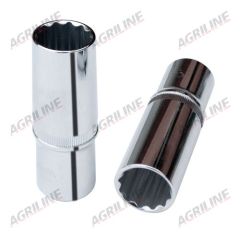1/2" Sq. Drive Deep Bi-Hexagon Socket 22mm