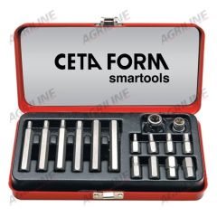 3/8&quot; / 1/2&quot; Sq. Drive Hexagon Socket Bit Set- 16 Piece