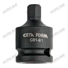 3/8" Sq. Impact Socket Adaptor 34mm