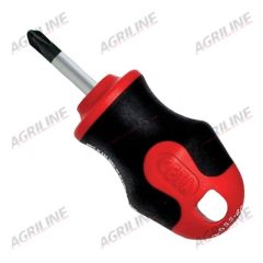 Pozidriv Stubby Screwdriver (PZ2- 25mm length)