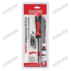 11 Piece Ratchet Bit Driver &amp; Bit Set