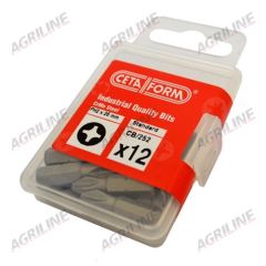 Phillips Bits 12 pack (PH2 x 25mm)